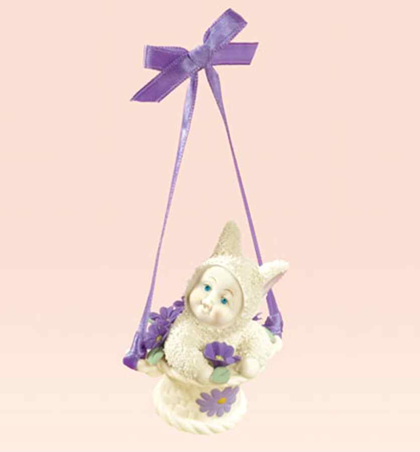 Snowbunnies Mini Ornament Tree Hanging Around - No Box by Department 56-1