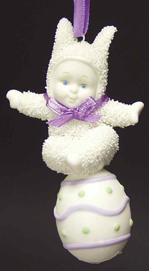 Snowbunnies Mini Ornament Tree Balancing Act - Boxed by Department 56-1