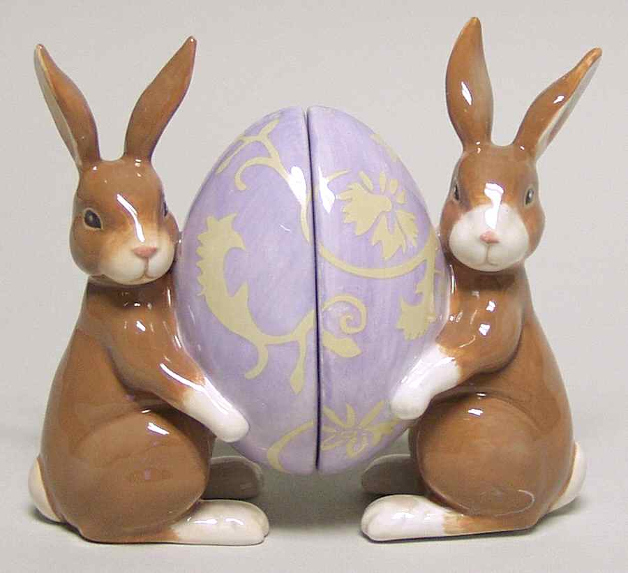 Woodland Spring Bunny Salt & Pepper Set - Boxed by Department 56-1