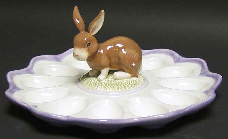 Woodland Spring Deviled Egg Server - Boxed by Department 56-1