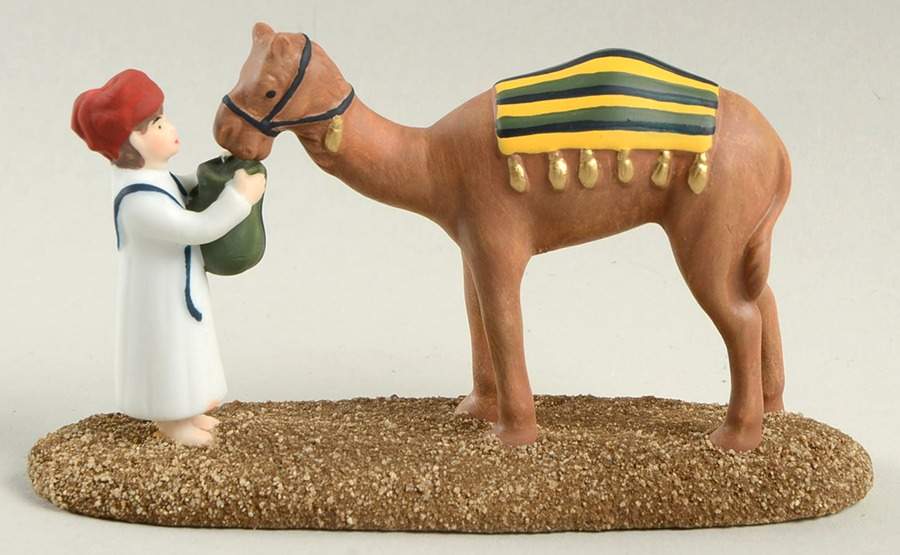 The Holy Land Tending The Camel - Boxed by Department 56-1