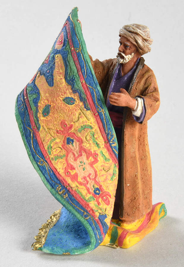 The Holy Land Rug Merchant With Rug - No Box by Department 56-1