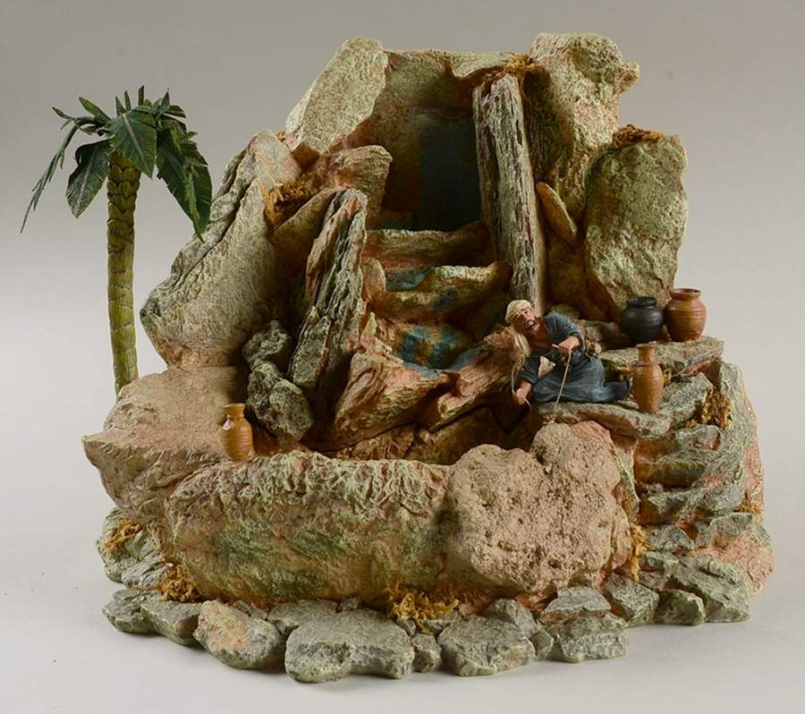 The Holy Land Waterfall In The Wilderness - Boxed by Department 56-1