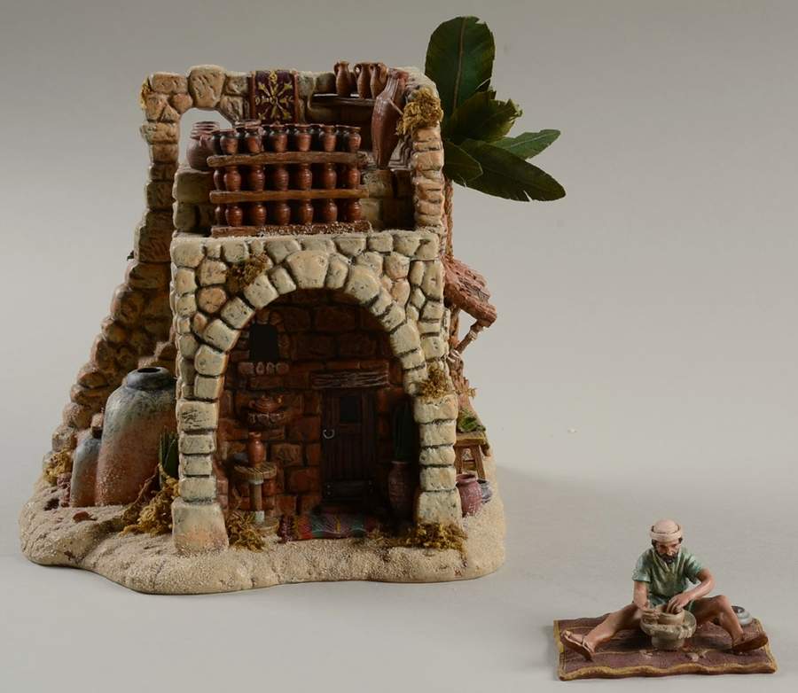 The Holy Land Potter's Shop - No Box by Department 56-1