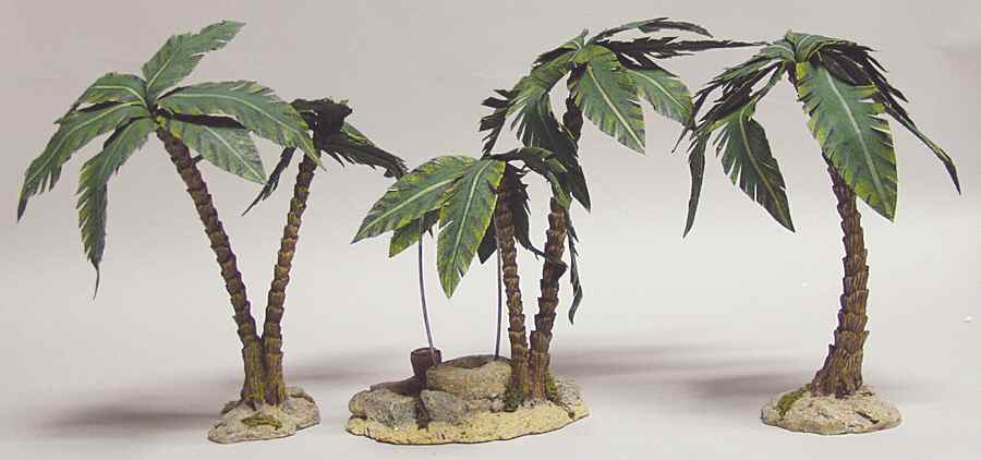 The Holy Land Town Well & Palm Trees - No Box by Department 56-1