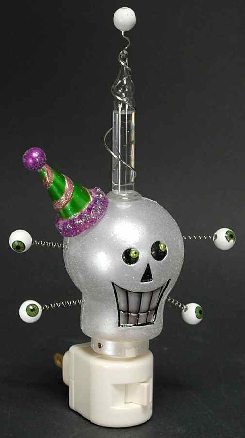 Glitterville Halloween Skelton Boo Bash Bubbler - No Box by Department 56-1