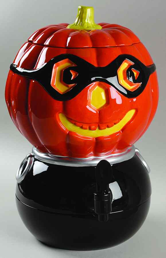 Glitterville Halloween Pumpkin-Cauldron Cider Server - No Box by Department 56-1