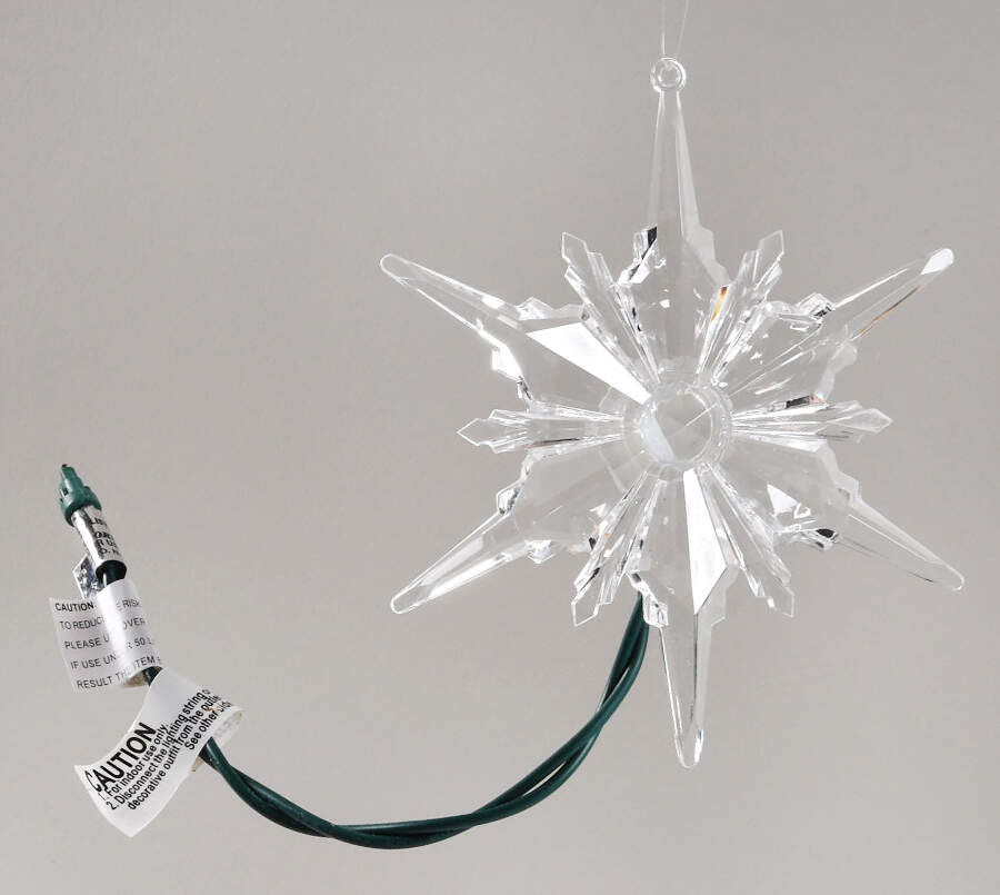 Department 56 Ornaments White Lit Snowflake - No Box by Department 56-1