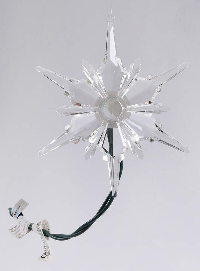 Department 56 Ornaments White Lit Snowflake - Boxed by Department 56-1