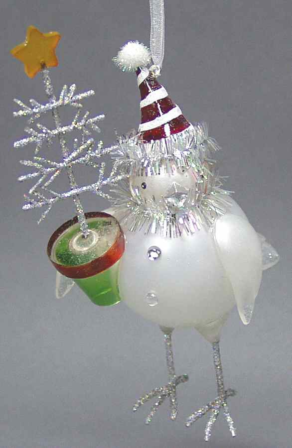 Department 56 Ornaments Tinsel Chick With Tree - No Box by Department 56-1