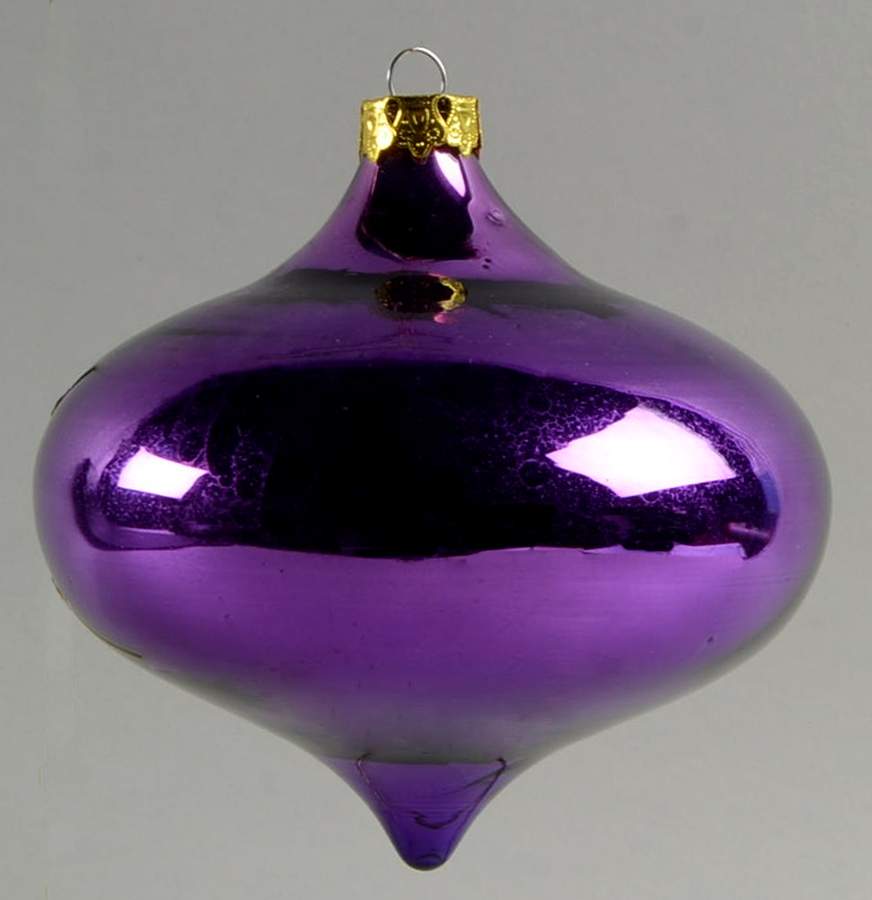 Department 56 Ornaments Tear Drop Ornament - Purple - Boxed by Department 56-1