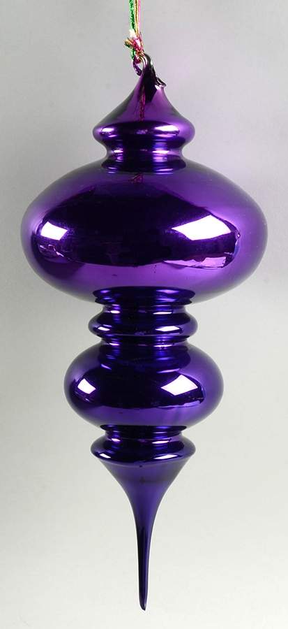 Department 56 Ornaments Jumbo Finial Ornament-Purple - Boxed by Department 56-1