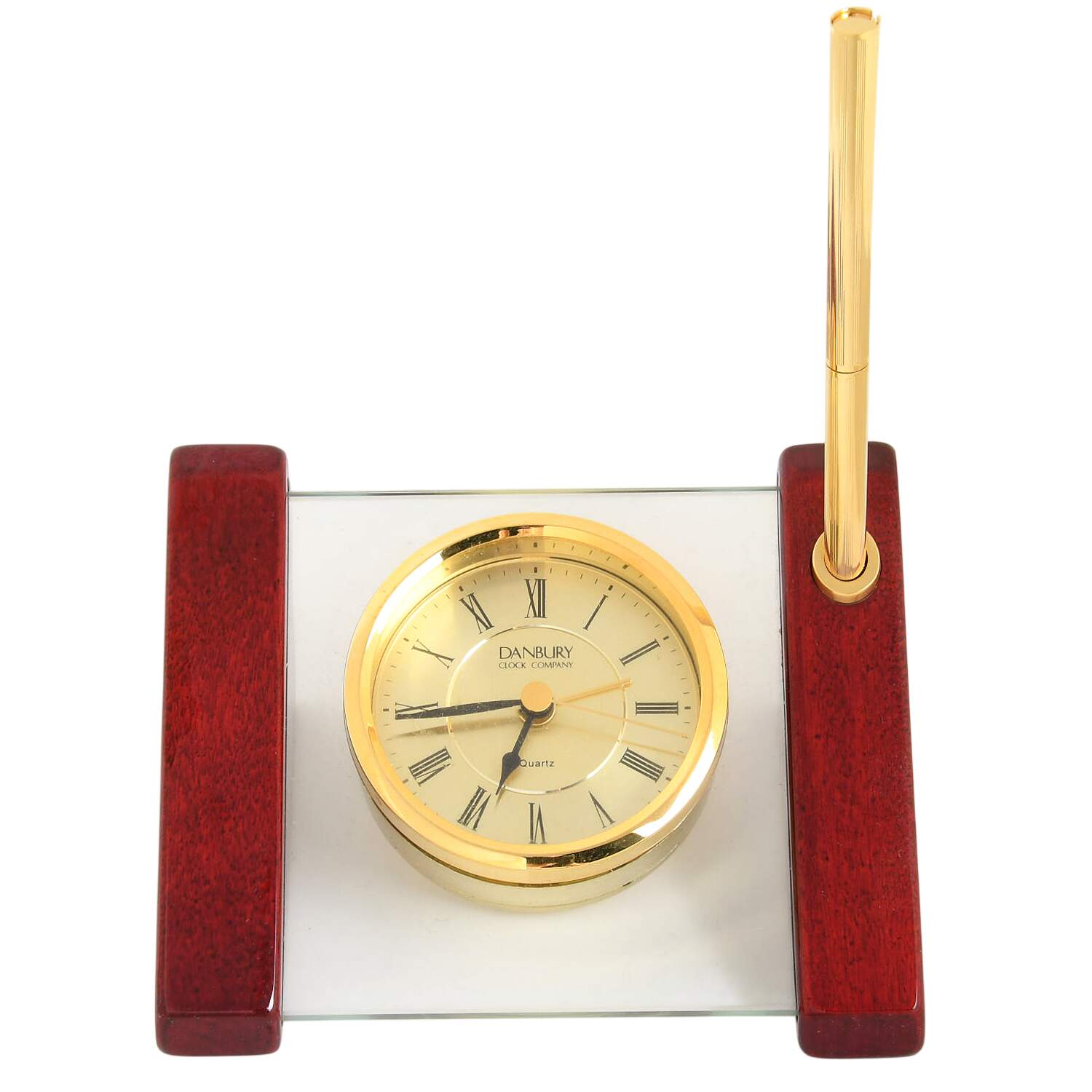 Danbury Mint Figurine Clock And Pen Set - With Box by Danbury Mint-1
