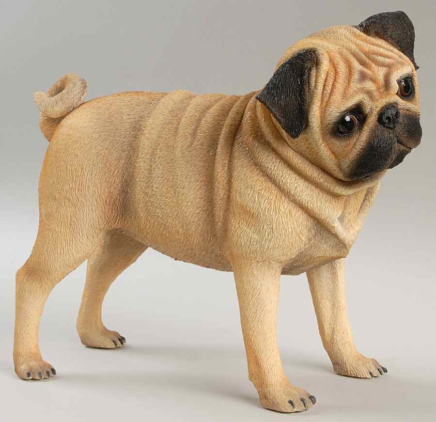 Danbury Mint Figurine Playful Pug - No Box by Danbury Mint-1