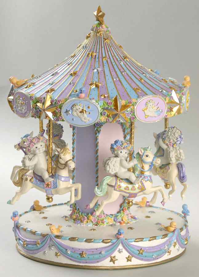 Danbury Mint Figurine Dreamsicles Carousel - Boxed by Danbury Mint-1