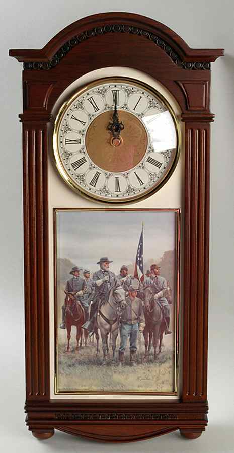 Danbury Mint Figurine The Great Commander-Wall Clock - Boxed by Danbury Mint-1