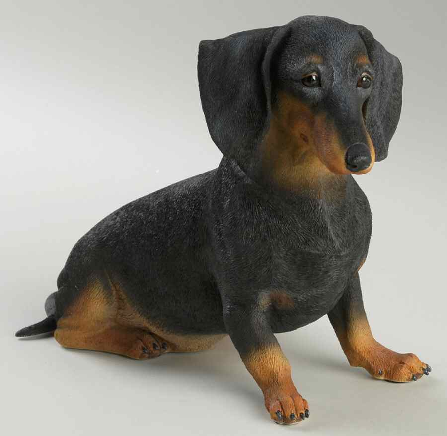 Danbury Mint Figurine Dashing Dachshund - Boxed by Danbury Mint-1