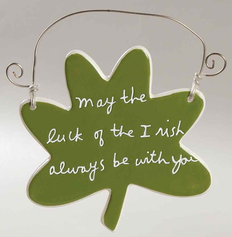 Messages From the Heart May The Luck Of The Irish Be With You - Boxed by Department 56-1