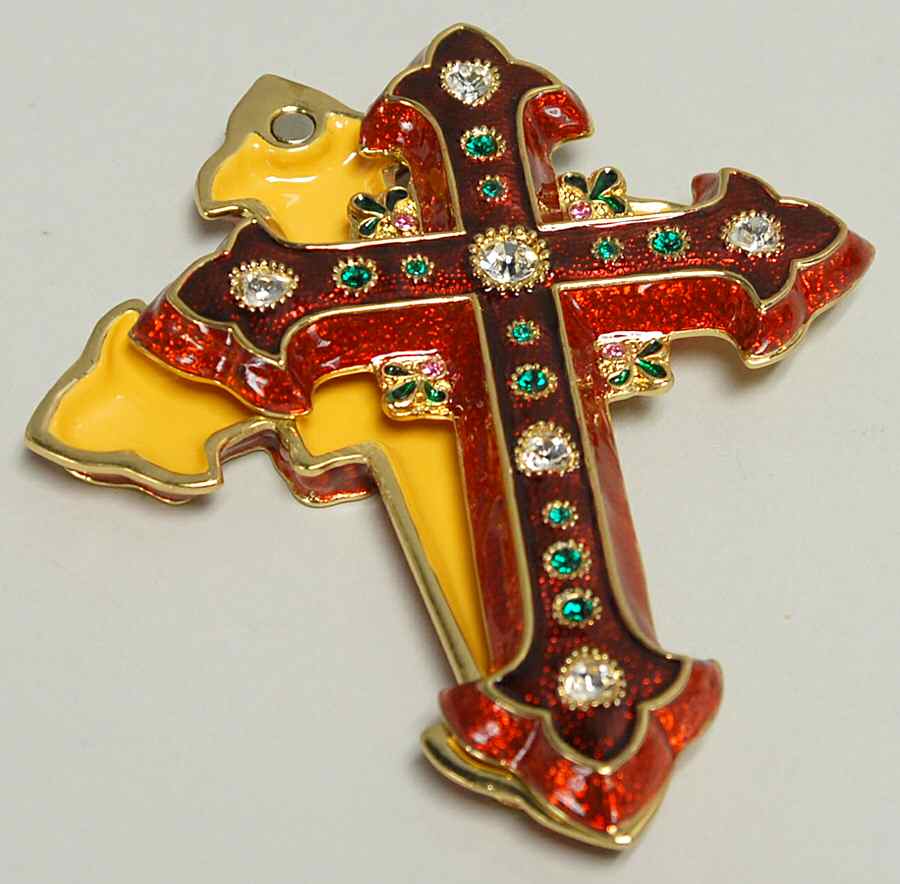 Bejeweled Collection Cross-Red - No Box by Department 56-1
