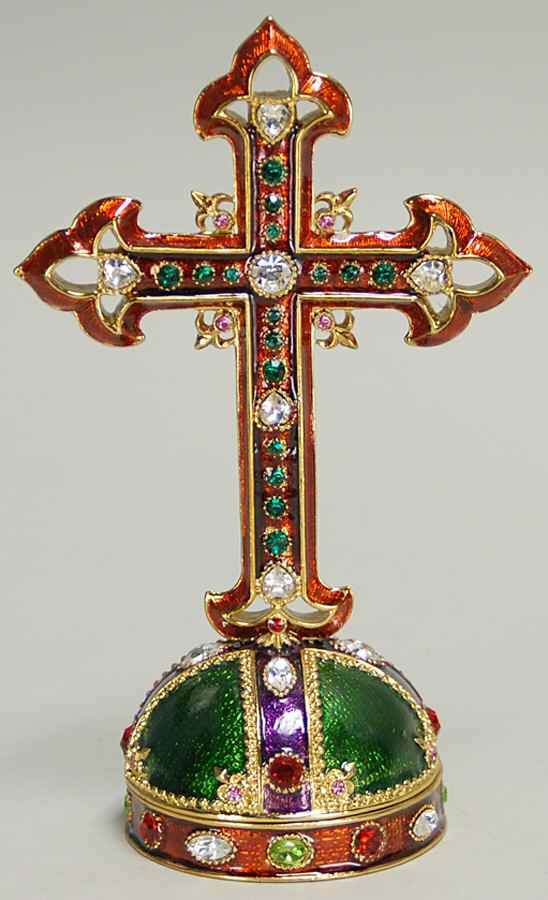 Bejeweled Collection Cross On Base-Pierced Points - No Box by Department 56-1