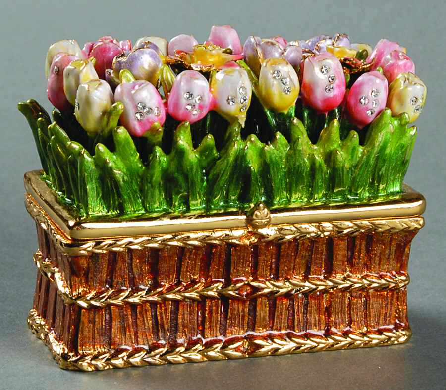 Bejeweled Collection Floral Planter - No Box by Department 56-1