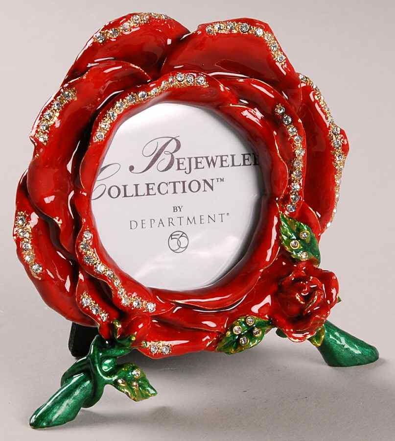 Bejeweled Collection Rose Frame-Red - Boxed by Department 56-1
