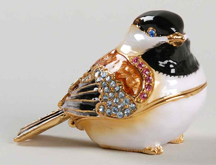 Bejeweled Collection Black-Capped Chickadee - No Box by Department 56-1