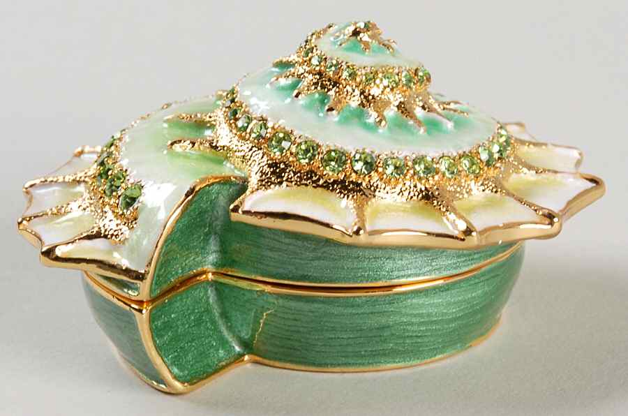 Bejeweled Collection Green Shell - No Box 42 by Department 56-1