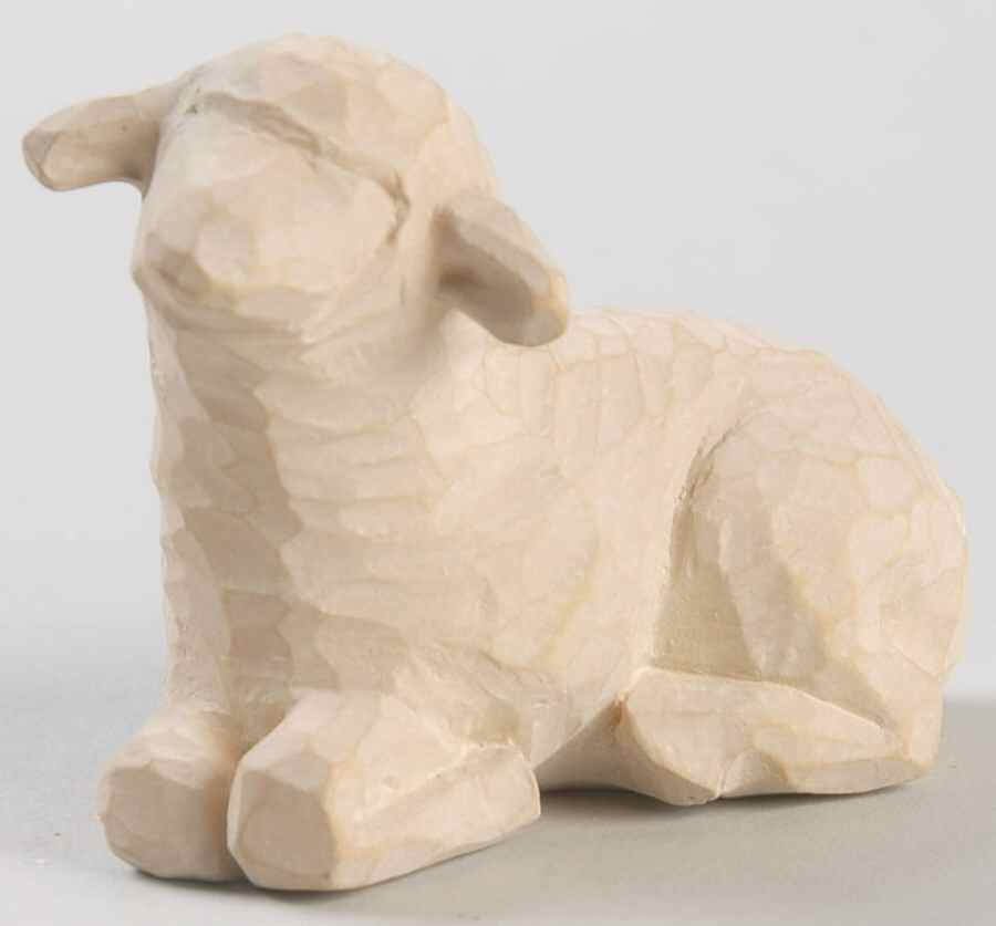 Willow Tree Nativity Sheep Lying - No Box by Demdaco-1
