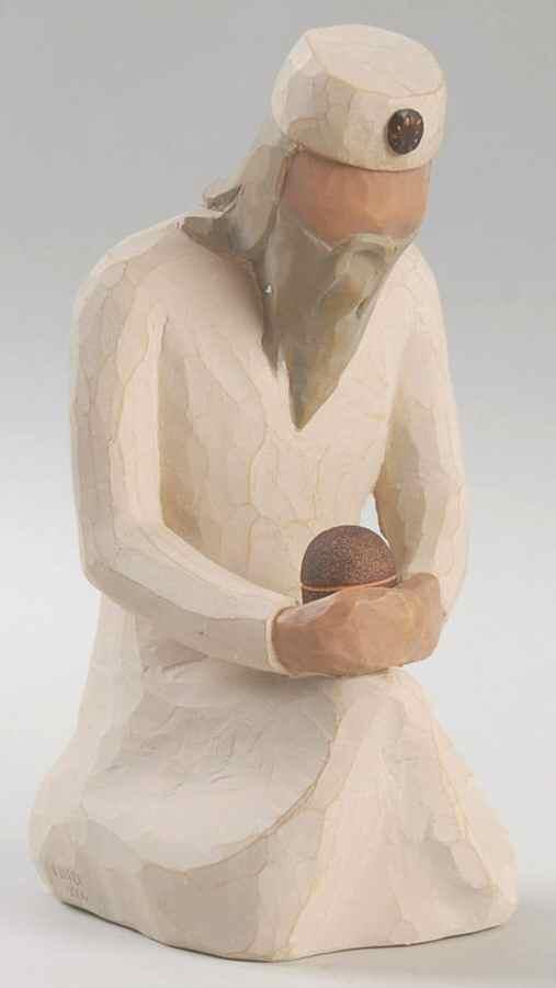 Willow Tree Nativity Wise Man Kneeling - No Box by Demdaco-1