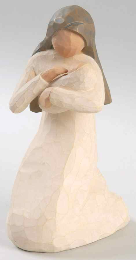Willow Tree Nativity Mary With Jesus - No Box by Demdaco-1