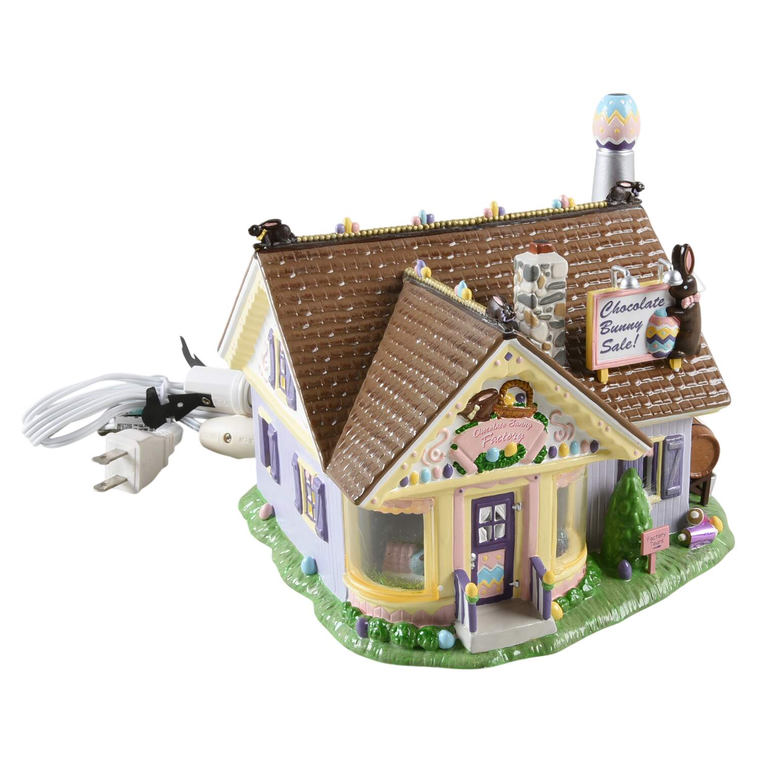 Snow Village Easter Chocolate Bunny Factory-Single - No Box by Department 56-1