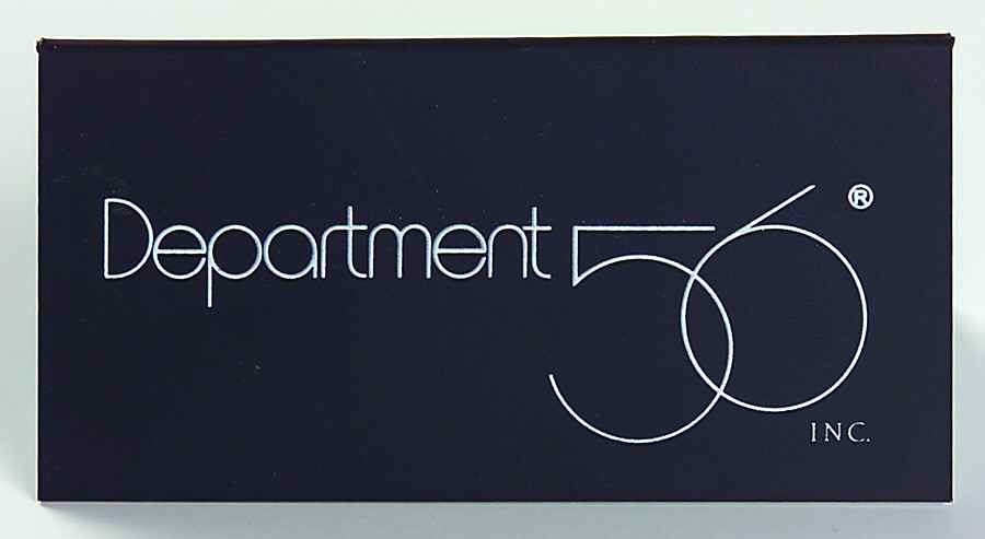 Advertising Signs Department 56 Black - White Logo - Plastic Advertising Signs by Department 56-1