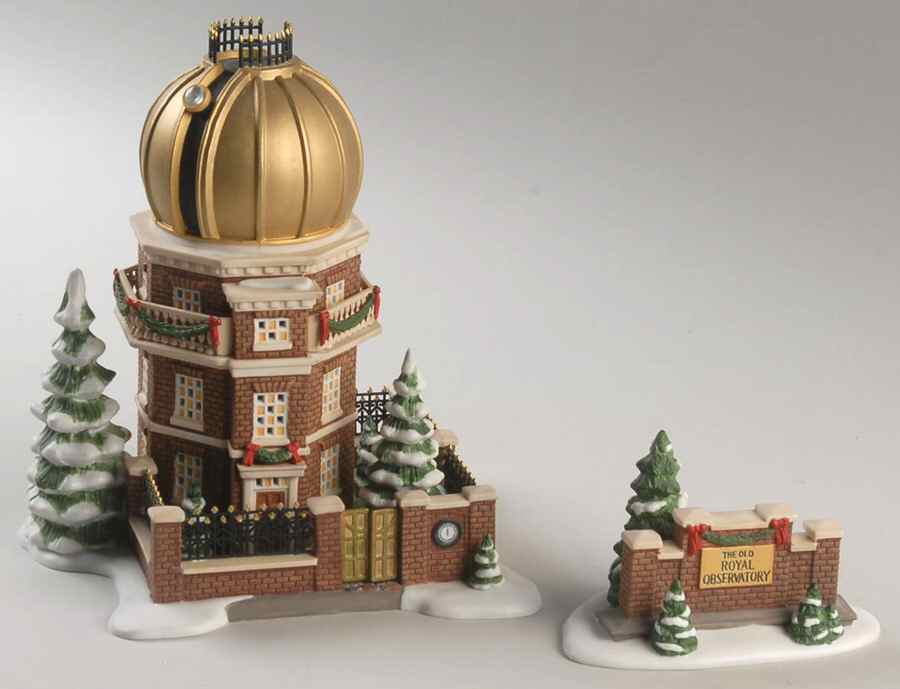 Historical Landmark Series Old Royal Observatory-Gold Dome - Boxed by Department 56-1