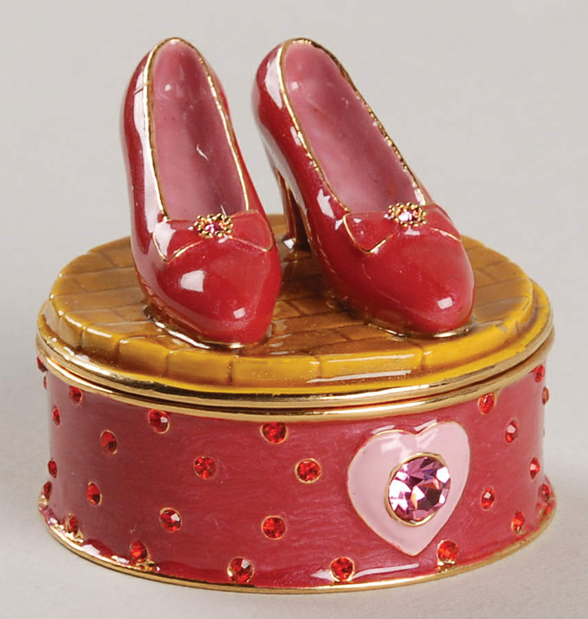 Wizard of Oz Bejeweled Boxes Ruby Slippers - Boxed by Department 56-1
