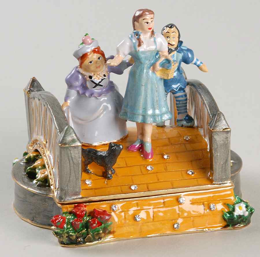 Wizard of Oz Bejeweled Boxes Yellow Brick Road - No Box by Department 56-1