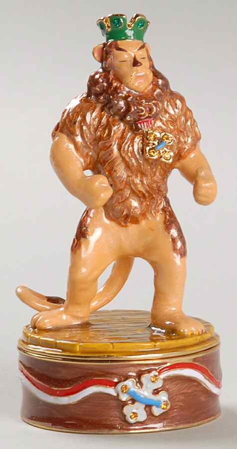 Wizard of Oz Bejeweled Boxes Cowardly Lion - Boxed by Department 56-1