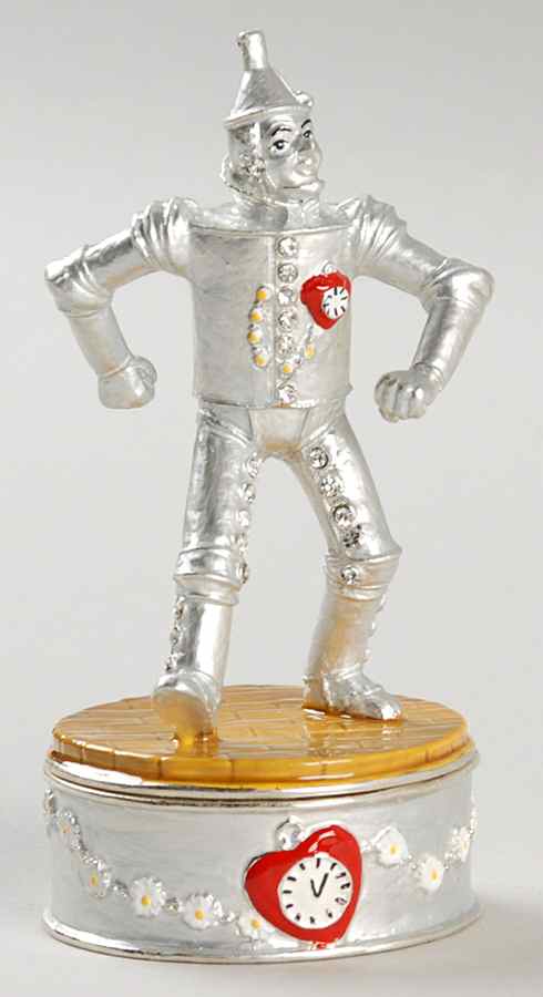 Wizard of Oz Bejeweled Boxes Tin Man - Boxed by Department 56-1