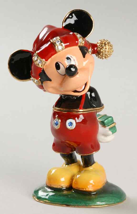 Disney Bejeweled Boxes Merry Christmas From Mickey - No Box by Department 56-1