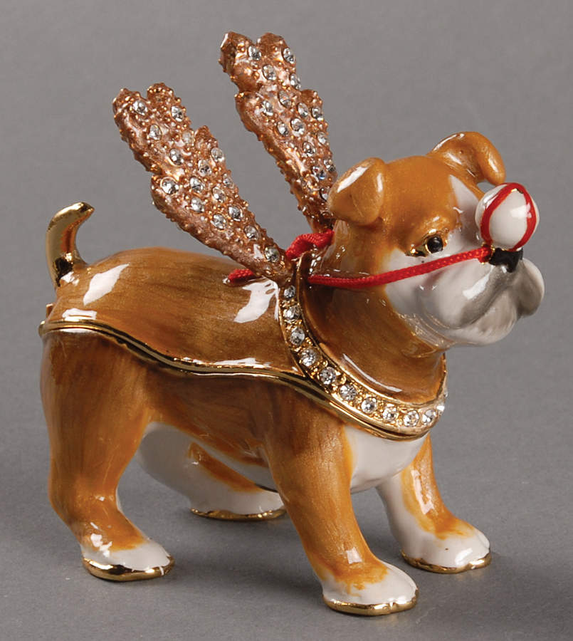 Christmas Bejeweled Boxes Wannabe Reindeer Dog - No Box by Department 56-1