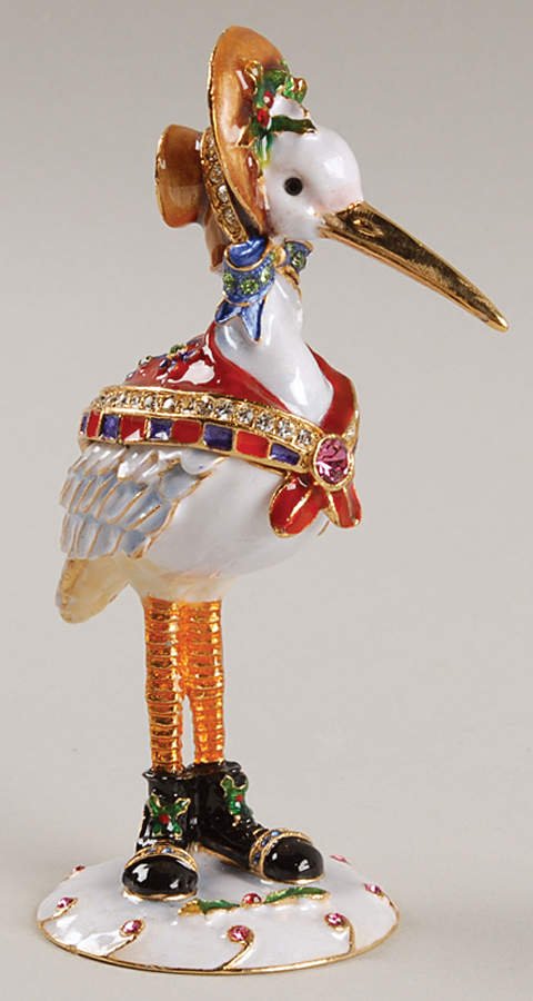 Christmas Bejeweled Boxes Christmas Goose - Boxed by Department 56-1