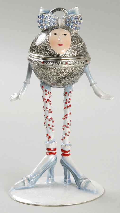 Christmas Bejeweled Boxes Krinkles Bell-Girl - No Box by Department 56-1