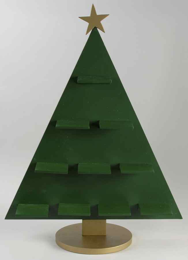 Christmas Bejeweled Boxes Christmas Tree Display Shelf - Display Rack Wood by Department 56-1