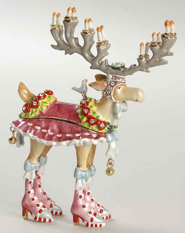 Christmas Bejeweled Boxes Krinkles Donna Donner - No Box by Department 56-1
