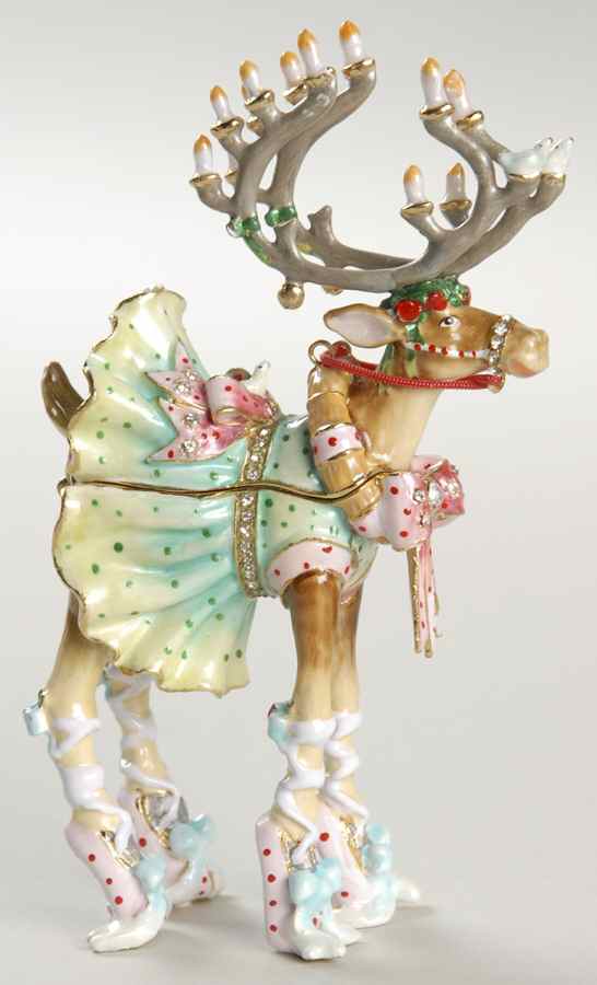 Christmas Bejeweled Boxes Krinkles Dancer - No Box by Department 56-1