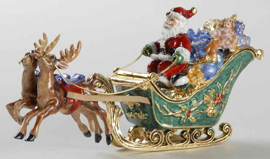 Christmas Bejeweled Boxes Up Up & Away - No Box by Department 56-1