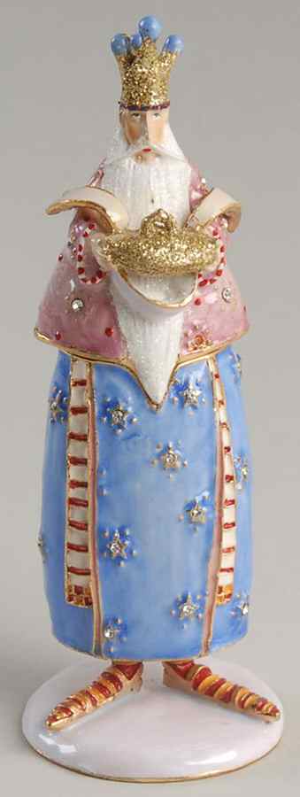 Christmas Bejeweled Boxes Krinkles Magi-Blue - No Box by Department 56-1