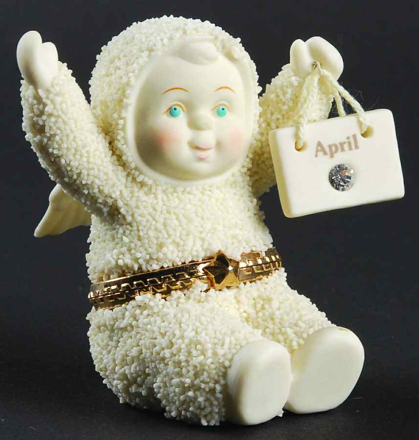 Happy Birthday To Me-Snowbabies April - Boxed by Department 56-1