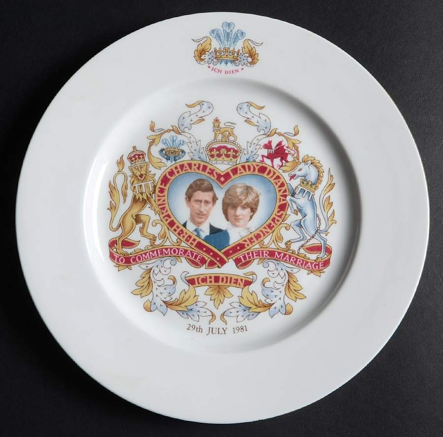 Duchess Royalty Giftware Charles & Diana Marriage Plate - No Box by Duchess-1