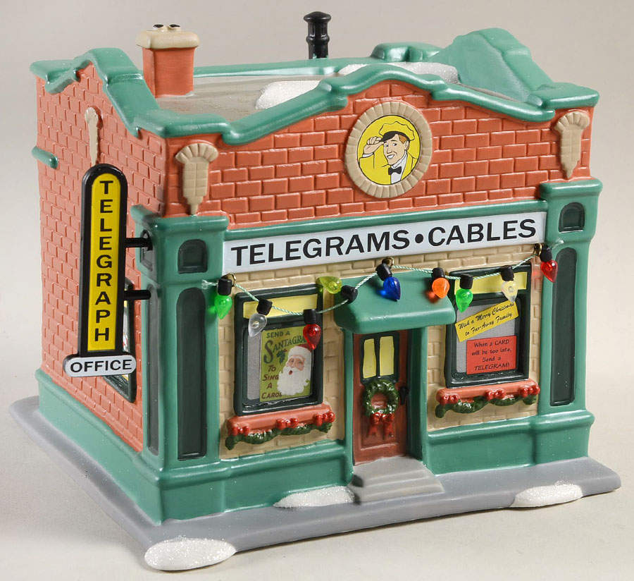 A Christmas Story Hohman Telegraph Office - Boxed by Department 56-1